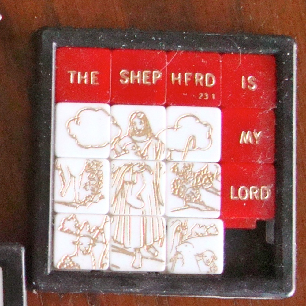 THE LORD IS MY SHEPARD SLIDE PUZZLE